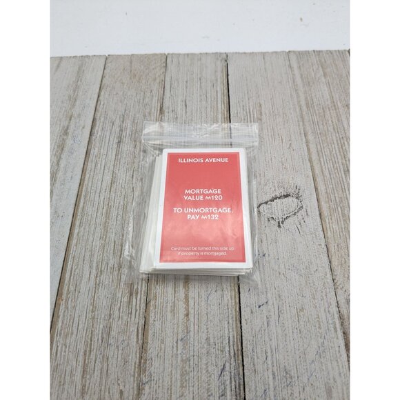 2017 Monopoly Edition Game Replacement Property Cards - Picture 2 of 3